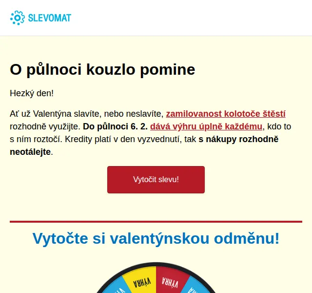 Slevomat: Valentýnské kredity zdarma – červen 2026 | Nuslet.cz