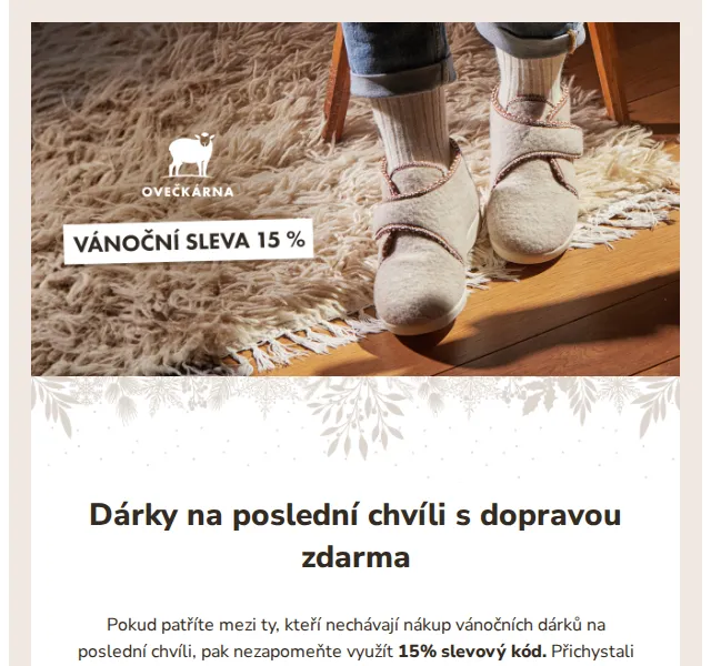 Ovečkárna: 15% sleva a doprava zdarma – červenec 2026 | Nuslet.cz