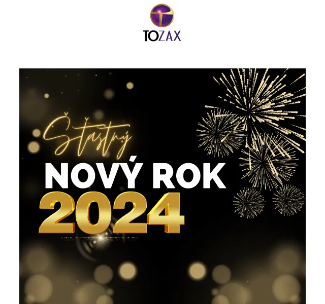 Tozax CZ: PF 2024 přání – novoroční slevy v červnu 2026 | Nuslet.cz