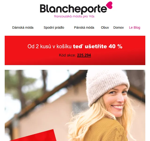 Blancheporte: 40% sleva na módu – březen 2026 | Nuslet.cz