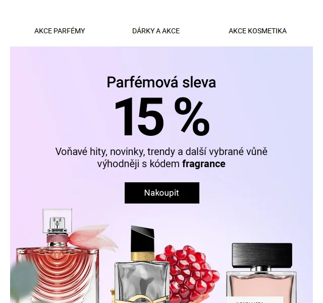 Notino: 15% sleva na parfémy a dárek k nákupu značek – Červen 2026 | Nuslet.cz