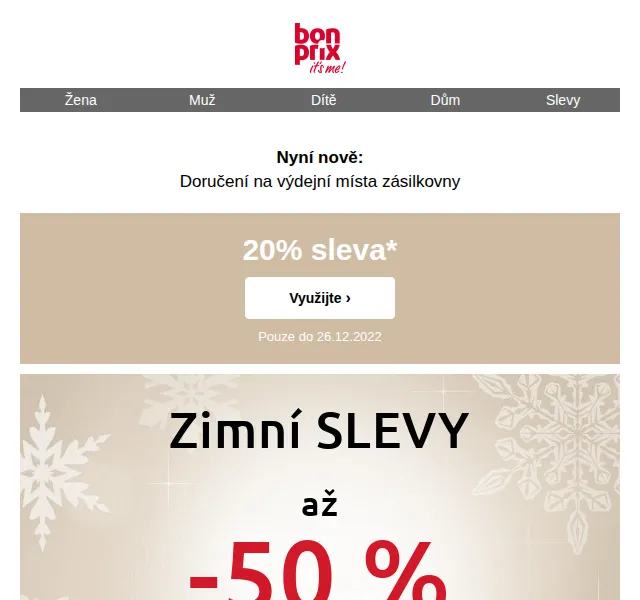 bonprix: 20% sleva na vše – červen 2026 | Nuslet.cz