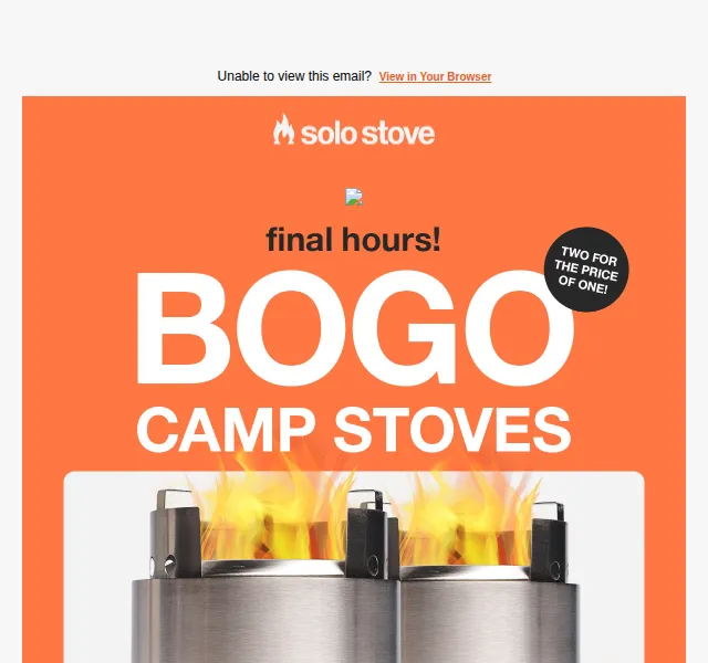 Solo Stove EU: BOGO Camp Stove Sale – červen 2026 | Nuslet.cz
