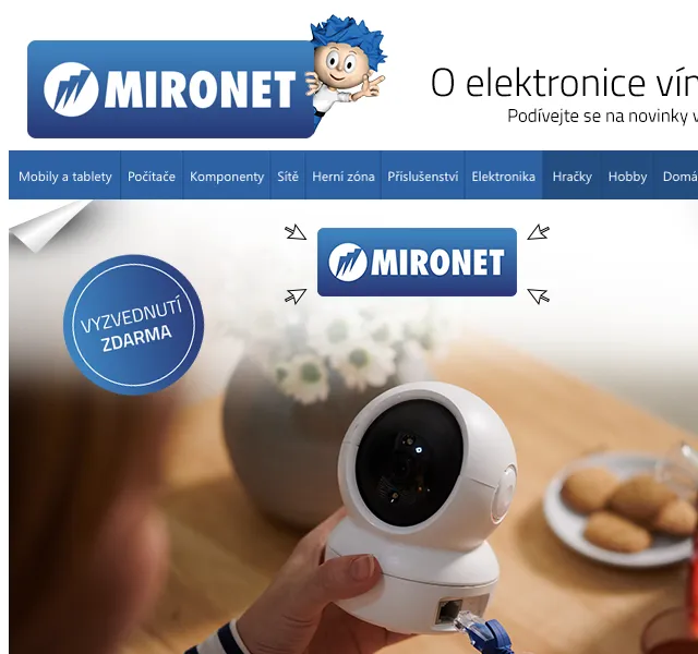 Mironet: široký sortiment kamer – červen 2026 | Nuslet.cz