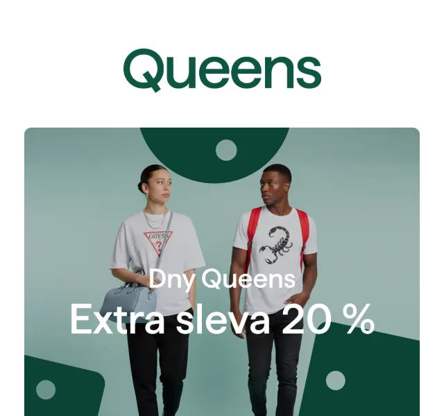 Queens: sleva 20 % na módu a obuv – květen 2026 | Nuslet.cz