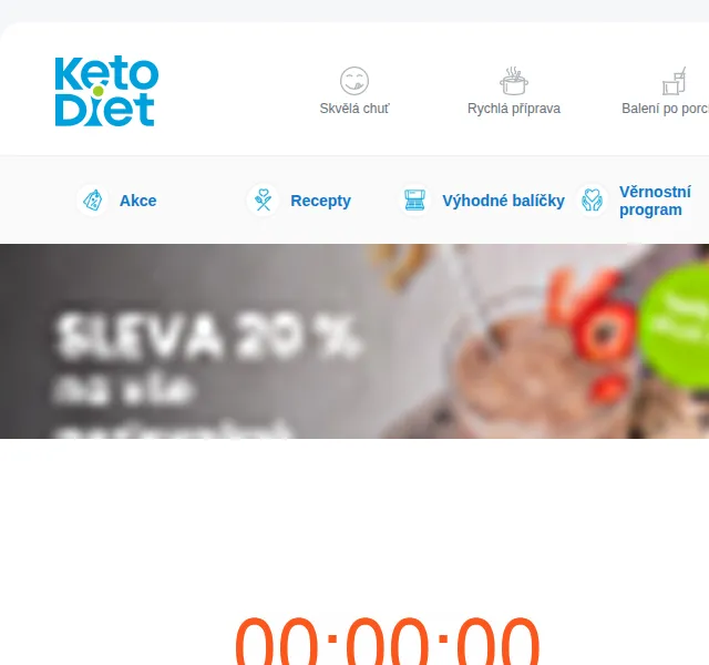 KetoDiet: Sleva 20 % na vše nezlevněné – červenec 2026 | Nuslet.cz