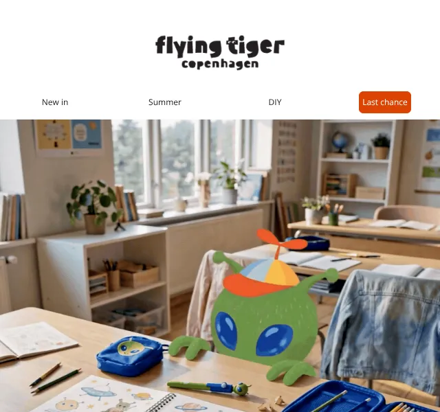 Flying Tiger Copenhagen: Nová kancelářská kolekce – červenec 2026