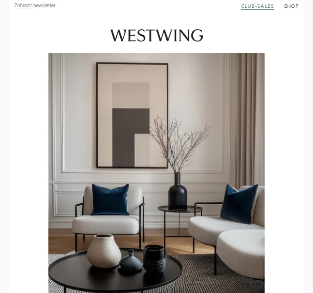 Westwing: Nábytek a dekorace v 6 stylech – červen 2026 | Nuslet.cz