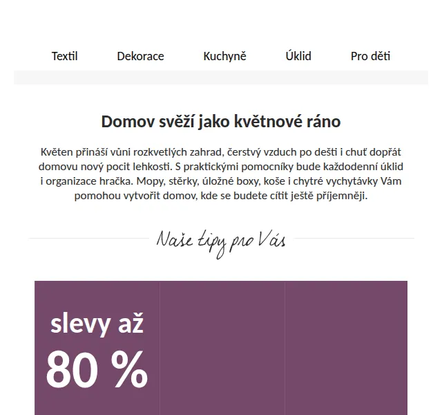 4home.cz: Úklid až -85 % – květen 2026 | Nuslet