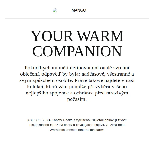 MANGO Home: Zimní kabáty a slevy – červen 2026 | Nuslet.cz