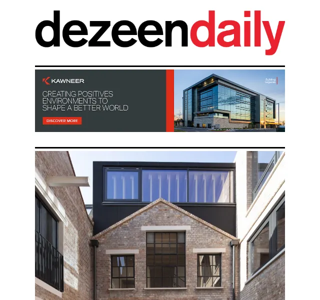 Dezeen Daily: Novinky z architektury a designu – červenec 2026 | Nuslet.cz
