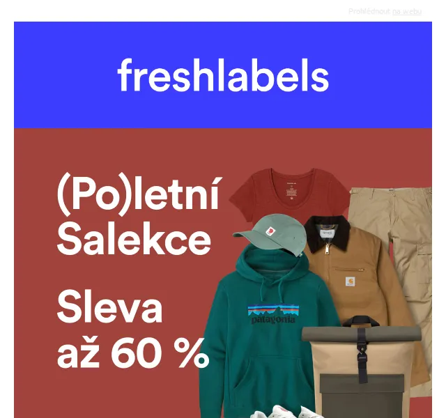 Freshlabels: SALEkce se slevou až 60 % – červen 2026 | Nuslet.cz