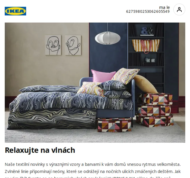 Ikea: Nové ložní povlečení KLIPPNEJLIKA a sleva na bezmasé kuličky – červen 2026 | Nuslet.cz