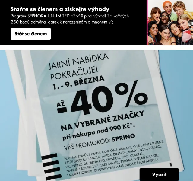 Sephora: Až -40 % na Prada, Lancôme a další – březen 2026 | Nuslet.cz