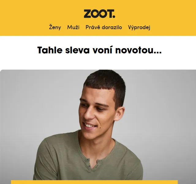 ZOOT: Sleva 22 % na nové kolekce – červen 2026 | Nuslet.cz