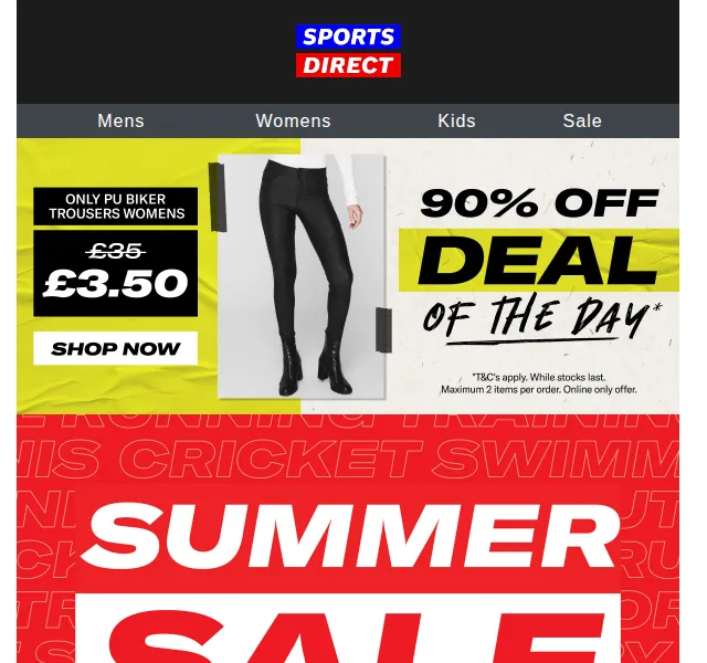 Sportsdirect: Sleva až 70 % na letní módu – červen 2026 | Nuslet.cz