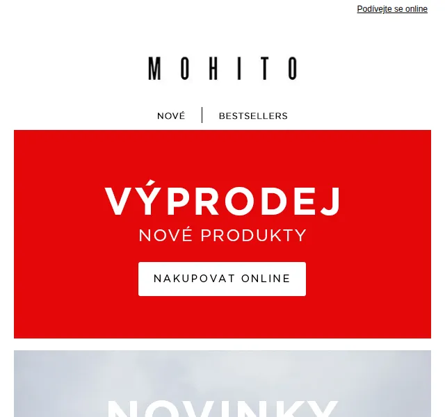 MOHITO: Black & White výprodej – červen 2026 | Nuslet.cz