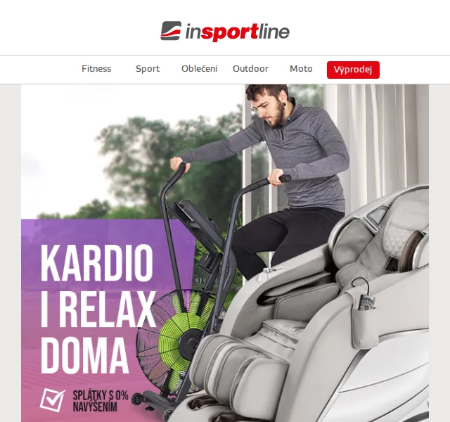inSPORTline: Doma relaxuj i hubni – červen 2026 | Nuslet.cz