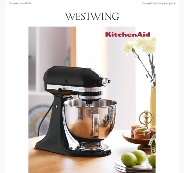 Westwing: Kultovní KitchenAid nyní levněji – červen 2026 | Nuslet.cz