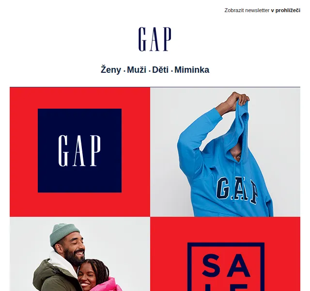 GAPstore.cz: FINAL SALE až -60 % – červen 2026 | Nuslet.cz