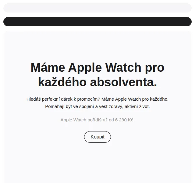 iSTYLE: Apple Watch pro absolventy od 6 290 Kč – červen 2026 | Nuslet.cz