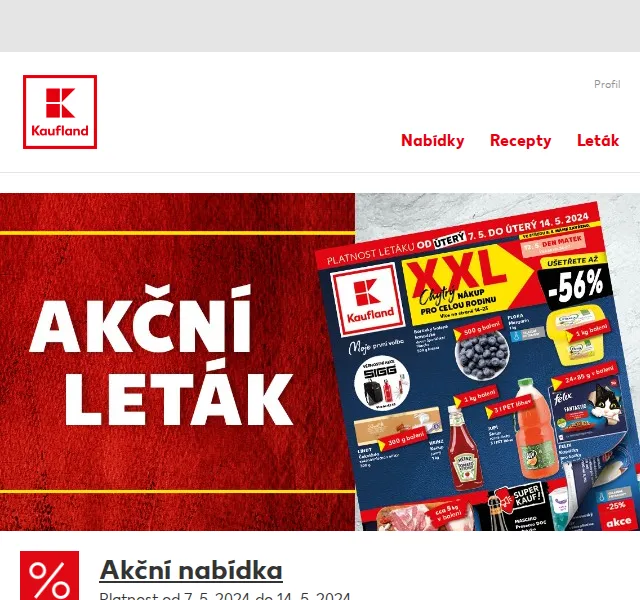 Kaufland: Coca-Cola 4x0,33 l plech za 54,90 Kč – červen 2026 | Nuslet.cz