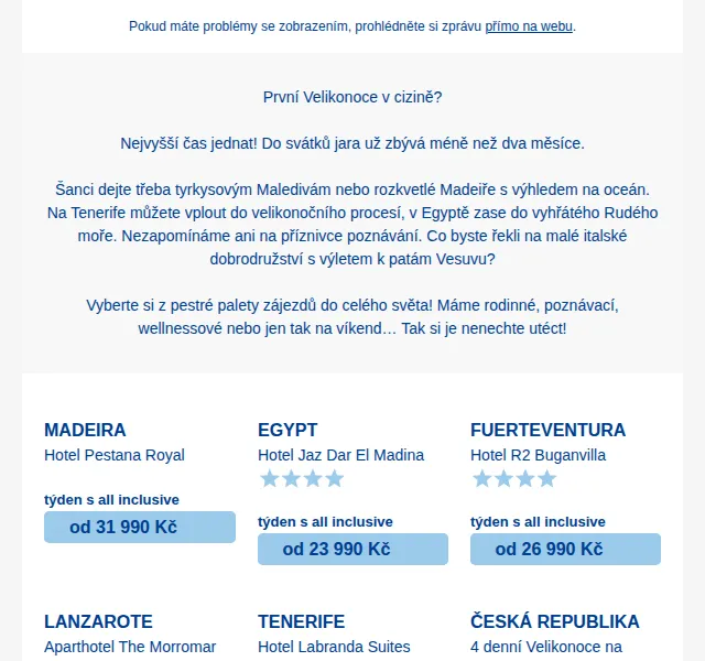 Čedok: Velikonoční zájezdy – Madeira od 31 990 Kč – červen 2026 | Nuslet.cz