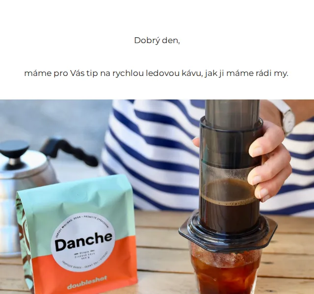Doubleshot: AeroPress a káva Danche – červenec 2026 | Nuslet.cz
