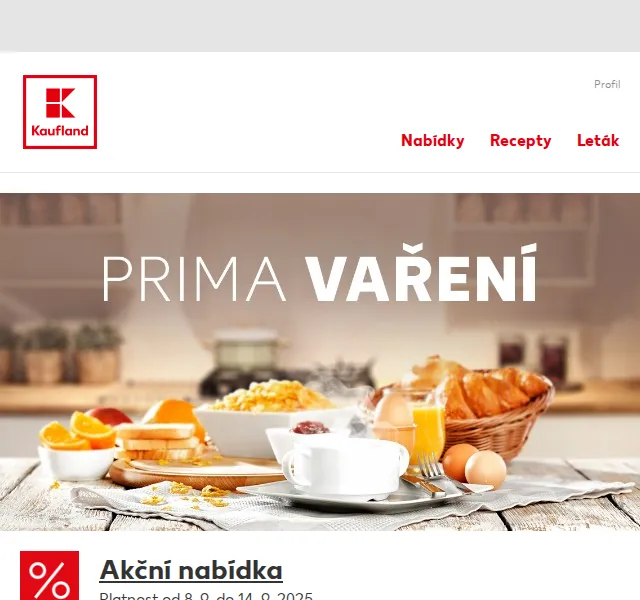 Kaufland: sleva na kuchyňské nádobí – září 2025 | Nuslet.cz