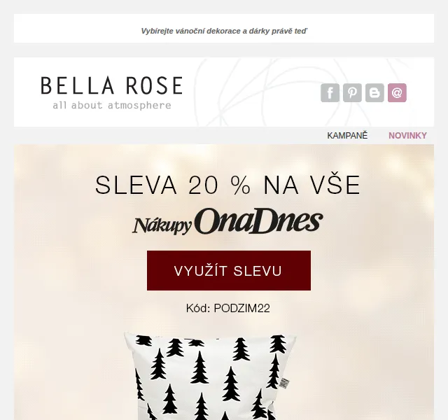 Bella Rose: Sleva 20 % na vše – červen 2026 | Nuslet.cz