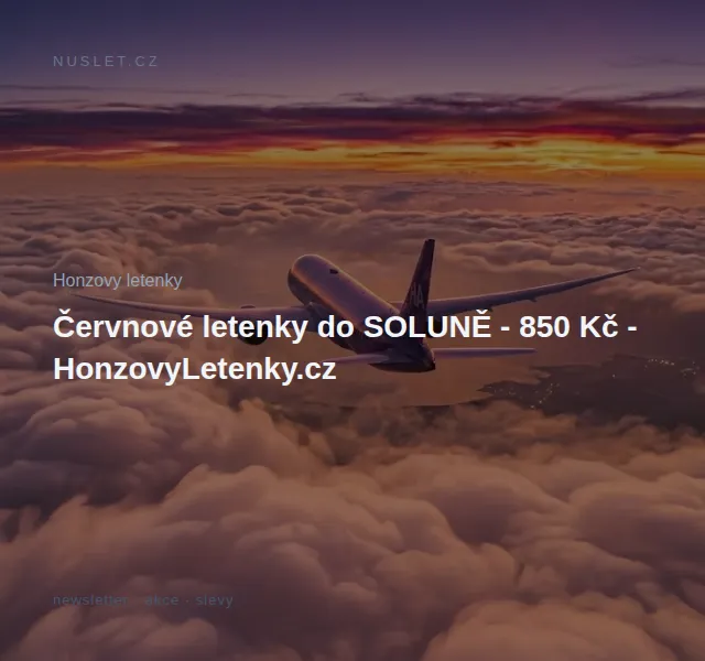 Honzovy letenky: Letenky do Soluně – 850 Kč | Nuslet.cz
