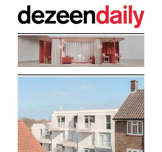 Dezeen Daily: Nová kolekce architektury a designu – červen 2026 | Nuslet.cz
