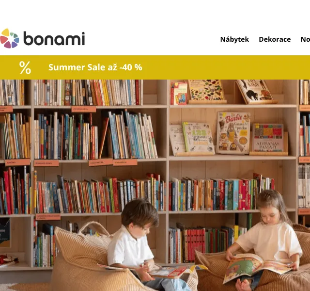 Bonami.cz: Back to school až -40 % | Август 2026