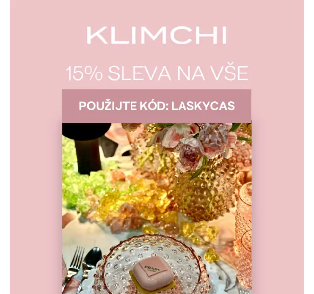 KLIMCHI: 15% sleva na vše – červen 2026 | Nuslet.cz