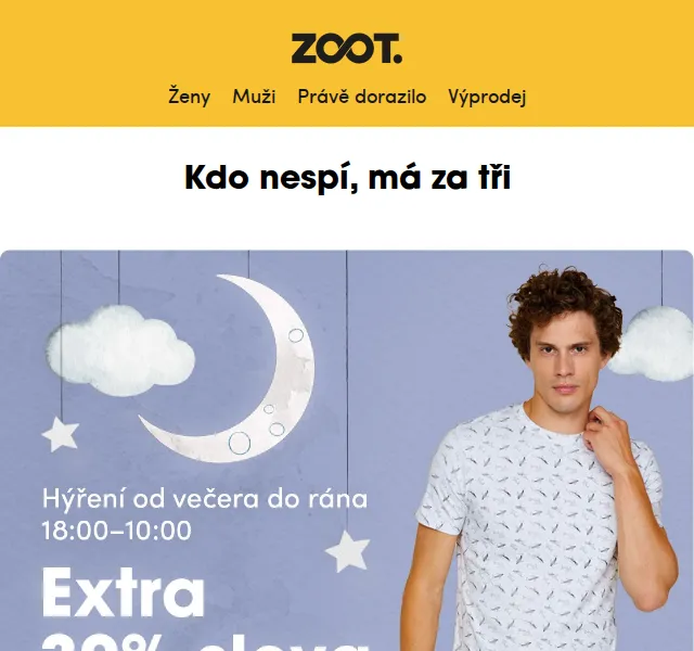 ZOOT: Extra -30 % na všechno – červen 2026 | Nuslet.cz