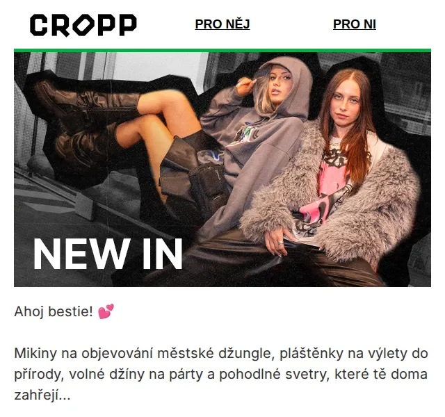 Cropp: Nová kolekce oblečení – červen 2026 | Nuslet.cz