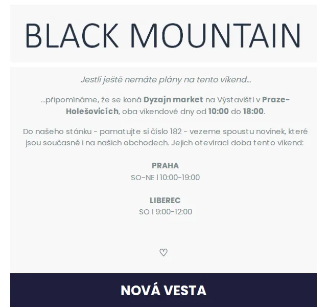 Black Mountain: Nové vesty a kabáty do deště – červenec 2026 | Nuslet.cz