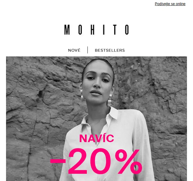 MOHITO: sleva 20 % na SPECIAL PRICE – červenec 2026 | Nuslet.cz