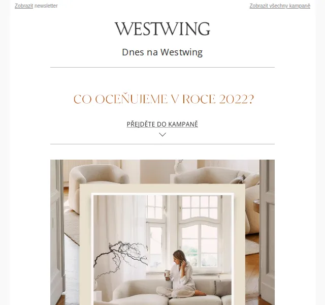 Westwing: kampaně pro klidný domov – červen 2026 | Nuslet.cz
