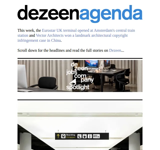 Dezeen Daily: Architektura a design – červen 2026 | Nuslet.cz