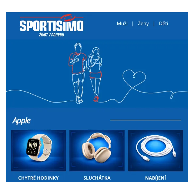 Sportisimo.cz: Apple, Garmin, Niceboy – říjen 2026