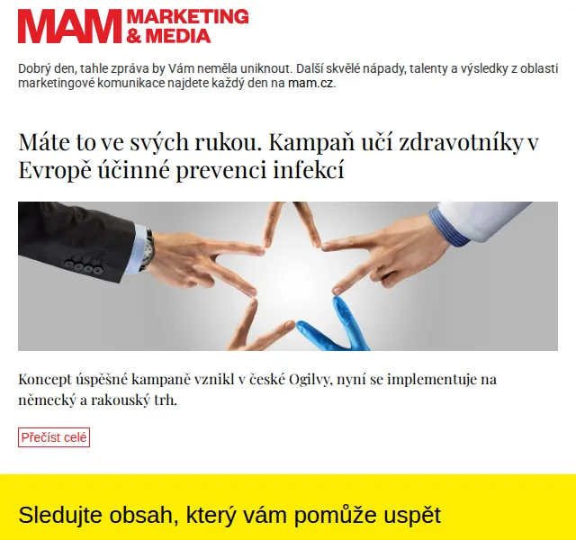 Marketing & Media: Kampaň Máte to ve svých rukou – červenec 2026 | Nuslet.cz