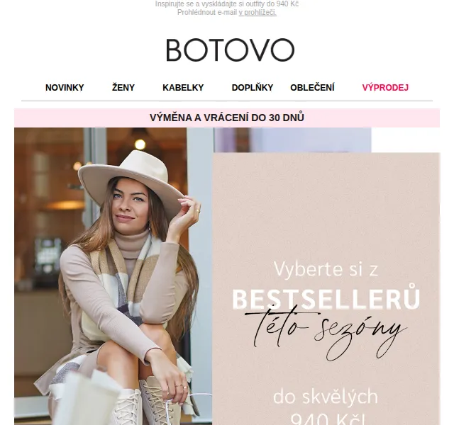 Botovo.cz: Podzimní bestsellery – červen 2026 | Nuslet.cz
