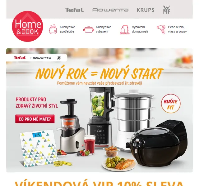 Home & Cook: Sleva až 40 % na Tefal – červen 2026 | Nuslet.cz