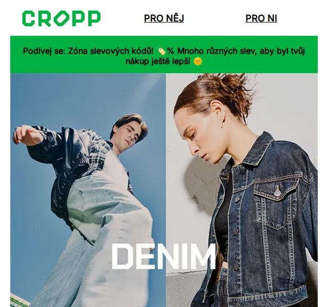 Cropp: Džínové šílenství – nová kolekce – červen 2026 | Nuslet.cz