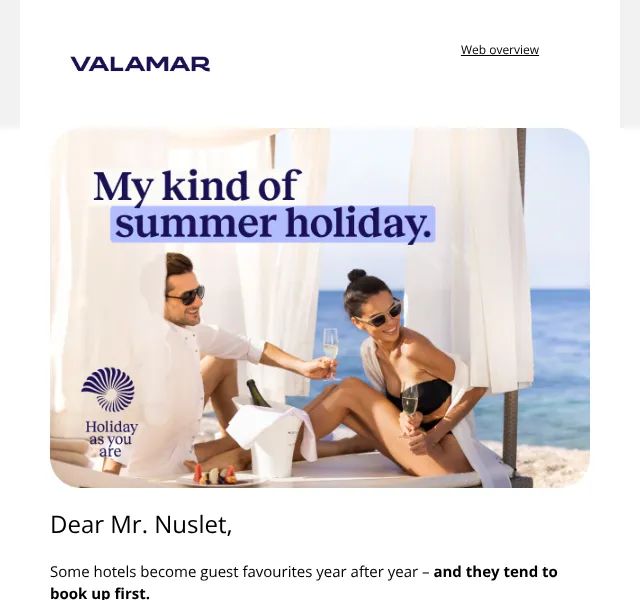 Valamar: nejpopulárnější hotely – červenec 2026 | Nuslet.cz