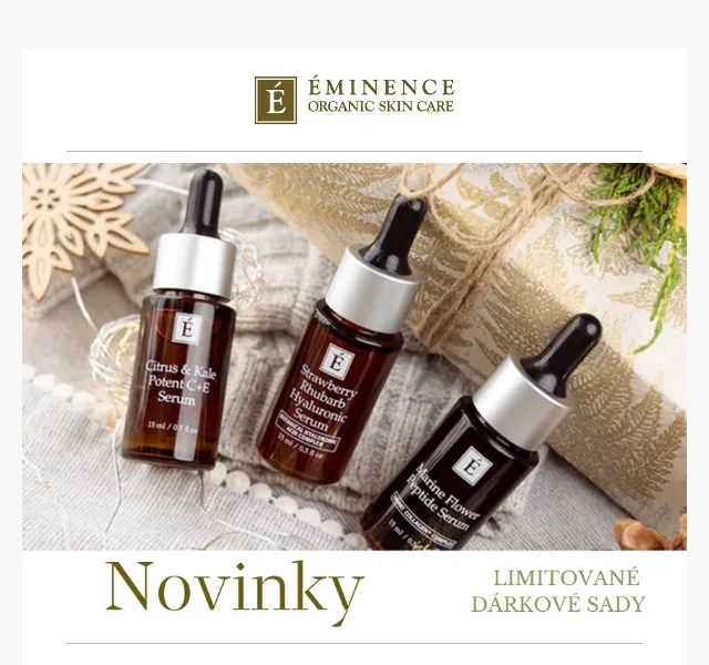 Eminence: Limitované dárkové sady Éminence Organics – červen 2026 | Nuslet.cz