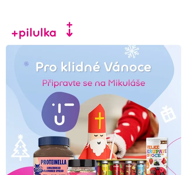 Pilulka.cz: Mikulášské zdravé pamlsky a slevy až 10 % – červen 2026 | Nuslet.cz