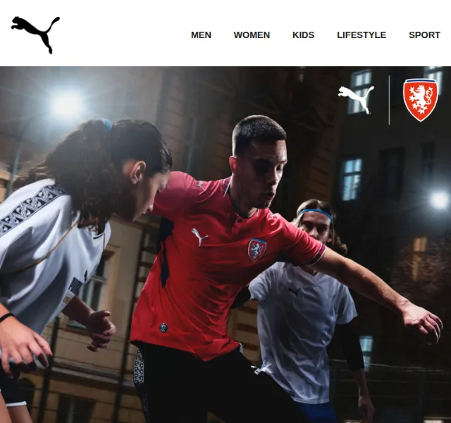 PUMA: Český národní tým – srpen 2026 | Nuslet.cz