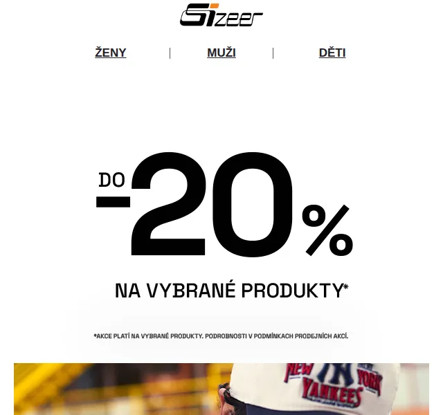 Nový look s až -20 % slevou | Sizeer